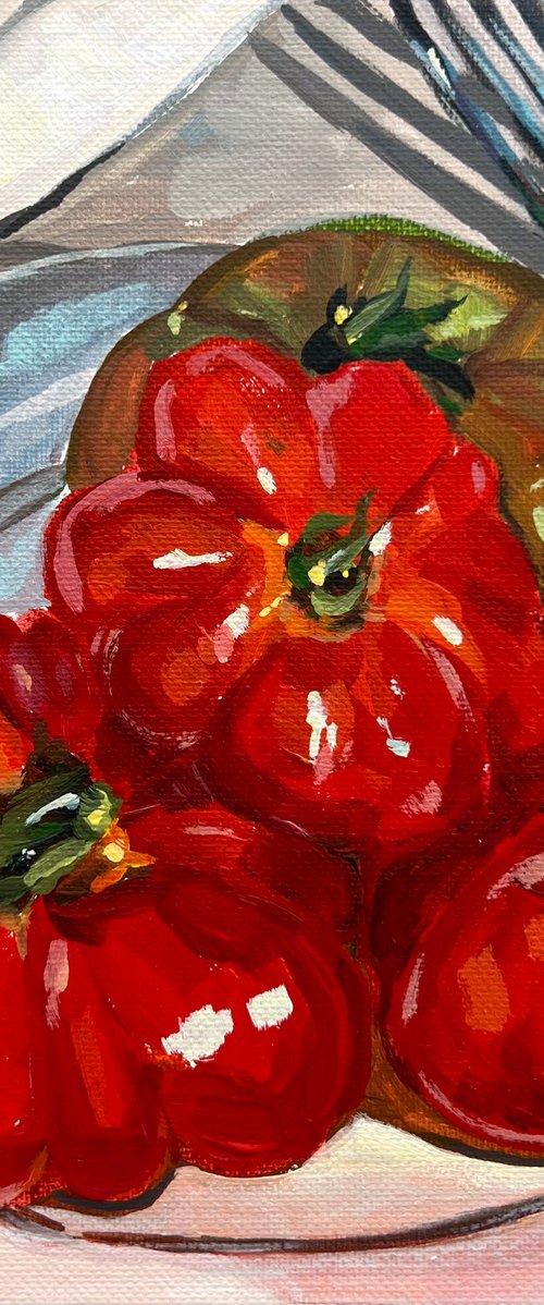 Still Life with Tomatoes by Victoria Sukhasyan