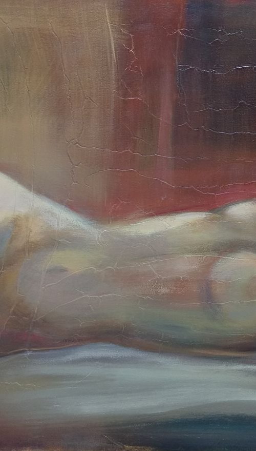 Reclining Nude by Silvia  Vassileva