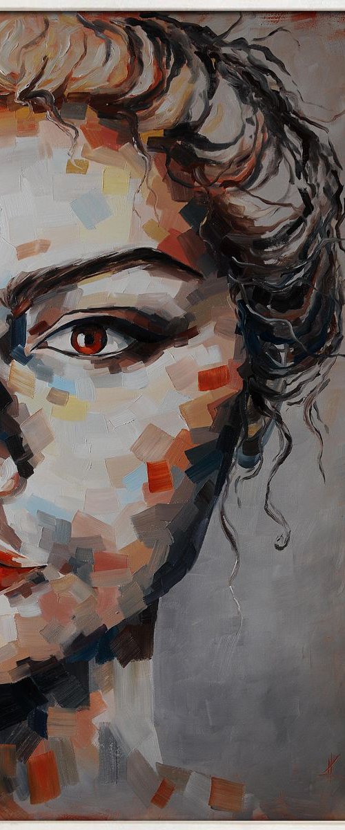 oil painting Pandora by Karolina Masiewicz Zawisza