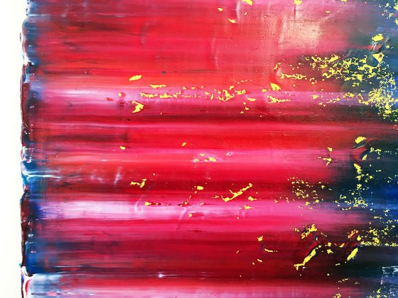 "Speed Demon" - FREE USA SHIPPING + Save Over $100 As A Series - Original PMS Abstract Diptych Oil Paintings On Canvas - 40" x 16"