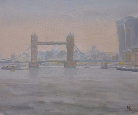 Tower Bridge, Evening Mist