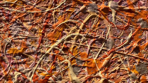 Velvet sunrise - diptych, framed