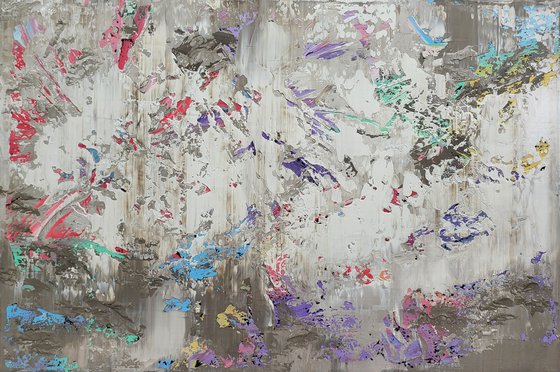 150x100cm. / abstract painting / Abstract 2299