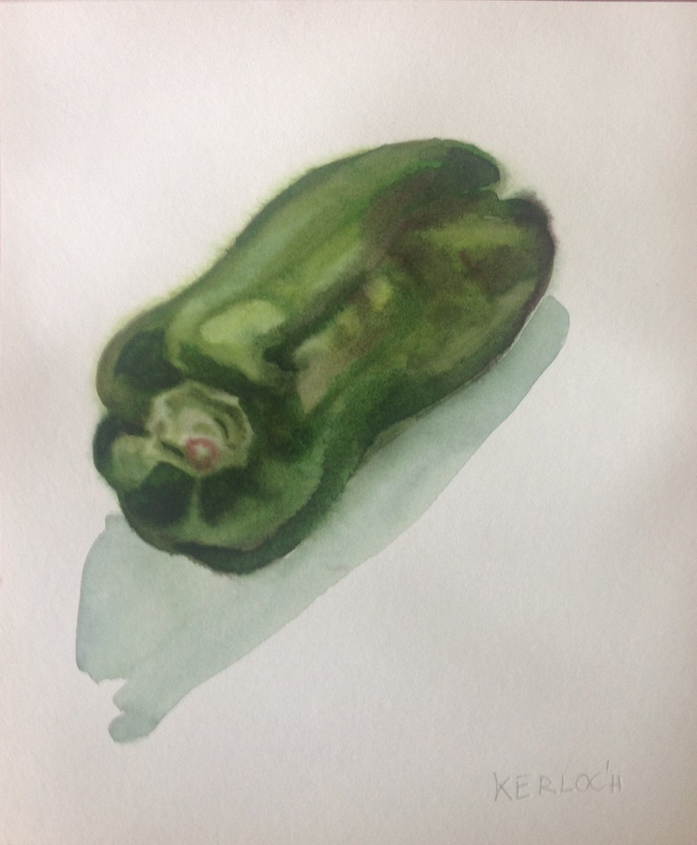 Green Pepper  #1 2022 by Anyck Alvarez Kerloch
