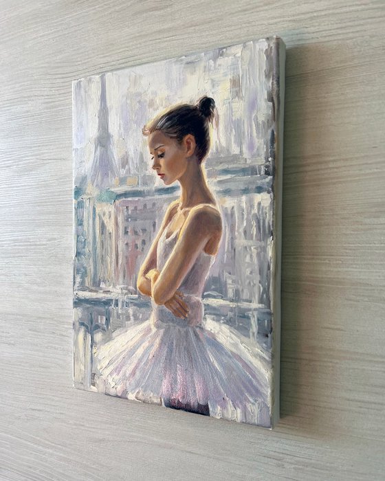 A ballerina girl in Paris