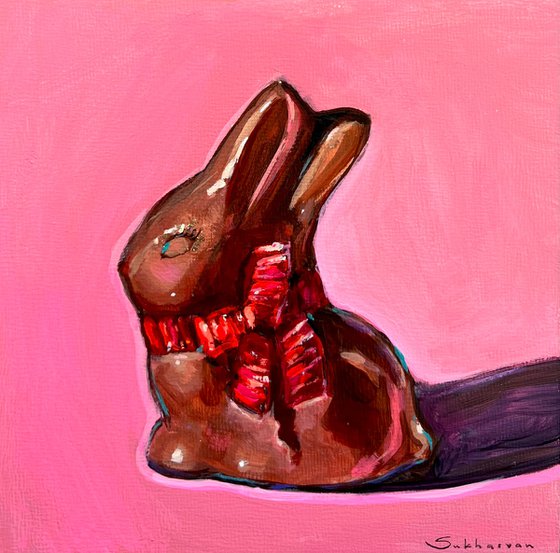 Still Life with Chocolate Bunny