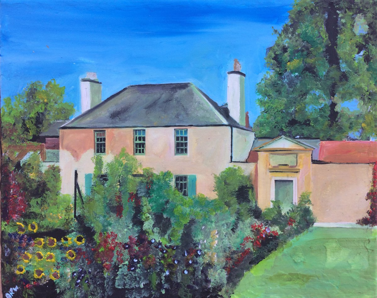 Scottish Country Garden And Cottage by Andrew Reid Wildman