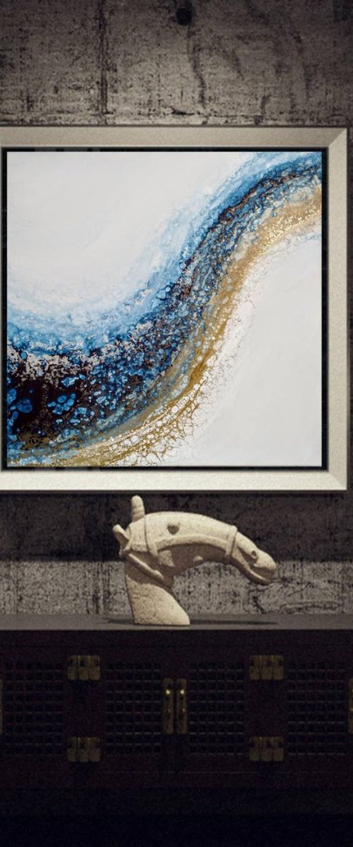ΟΔΥΣΣΕΙΑ ΙΙ  81x81cm by Eleni Denart