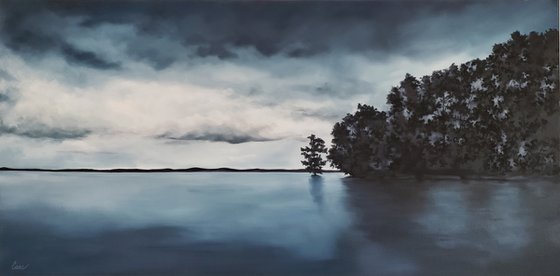 Landscape - Seascape - "Dawn Over Still Water"