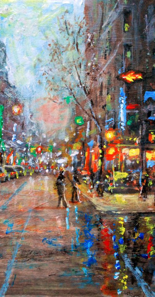 New York in night 10 by Vishalandra Dakur