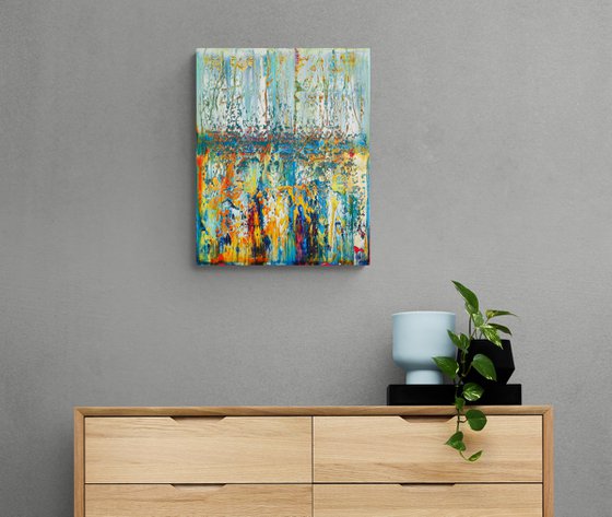 50x40 cm Abstract Landscape Painting Oil Painting Canvas Art