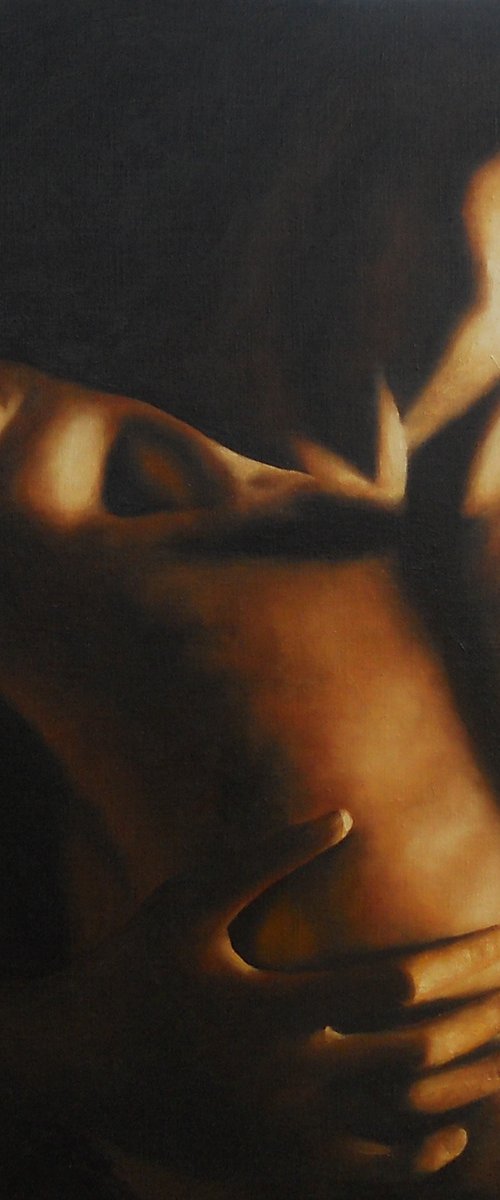 Modern Day Pieta Revisited by Trisha  Lambi