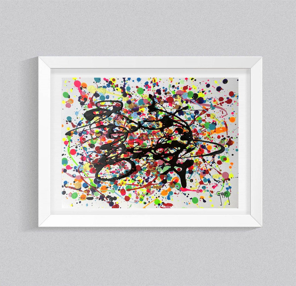 Abstract Pollock 14 by Juan Jose Garay
