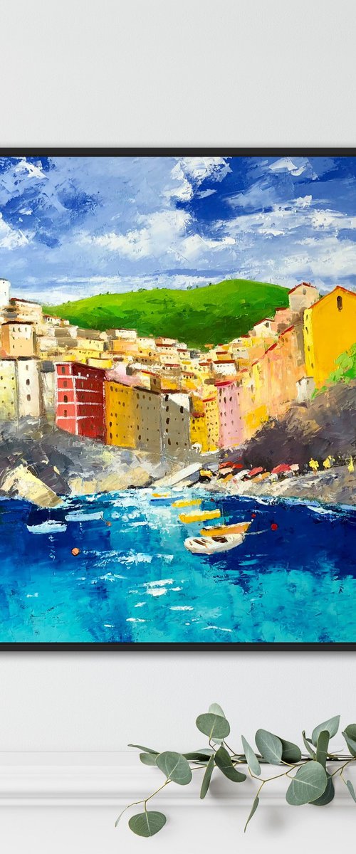 Riomaggiore 70-90 cm by Volodymyr Smoliak