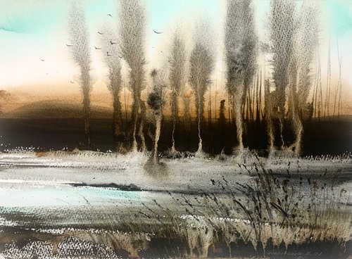 Abstraction. Trees. by Eugenia Gorbacheva