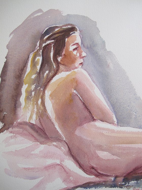 reclining female nude