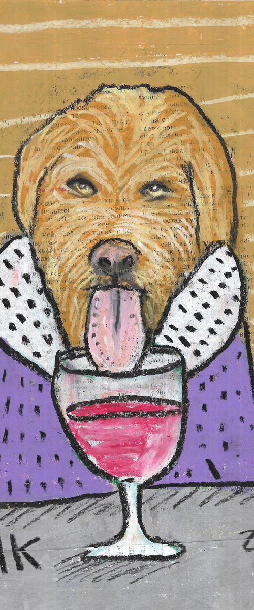 Drinking dog #99 by Pavel Kuragin