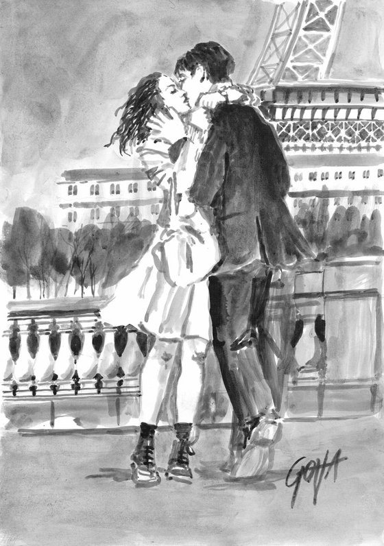 LOVERS' KISS GIFT IDEA - AMOUR A LA PARISIENNE