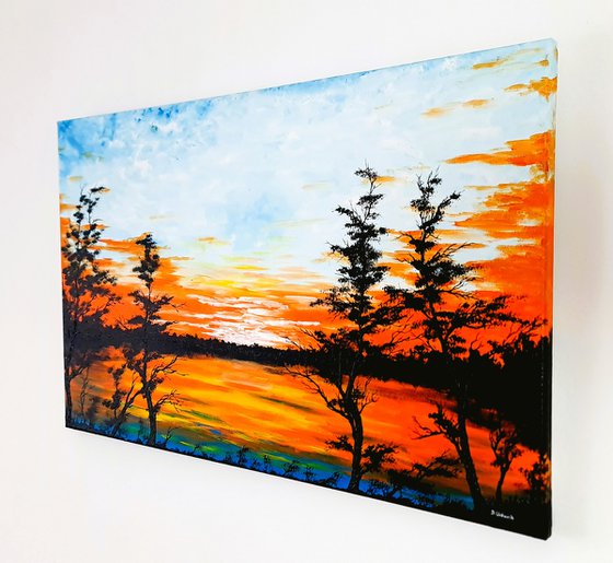 Sunset in the country 1