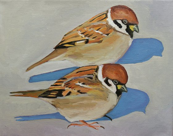 Two Sparrows