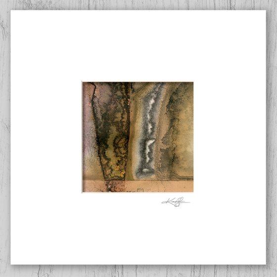 Archaic Messages 8 - Abstract Painting by Kathy Morton Stanion