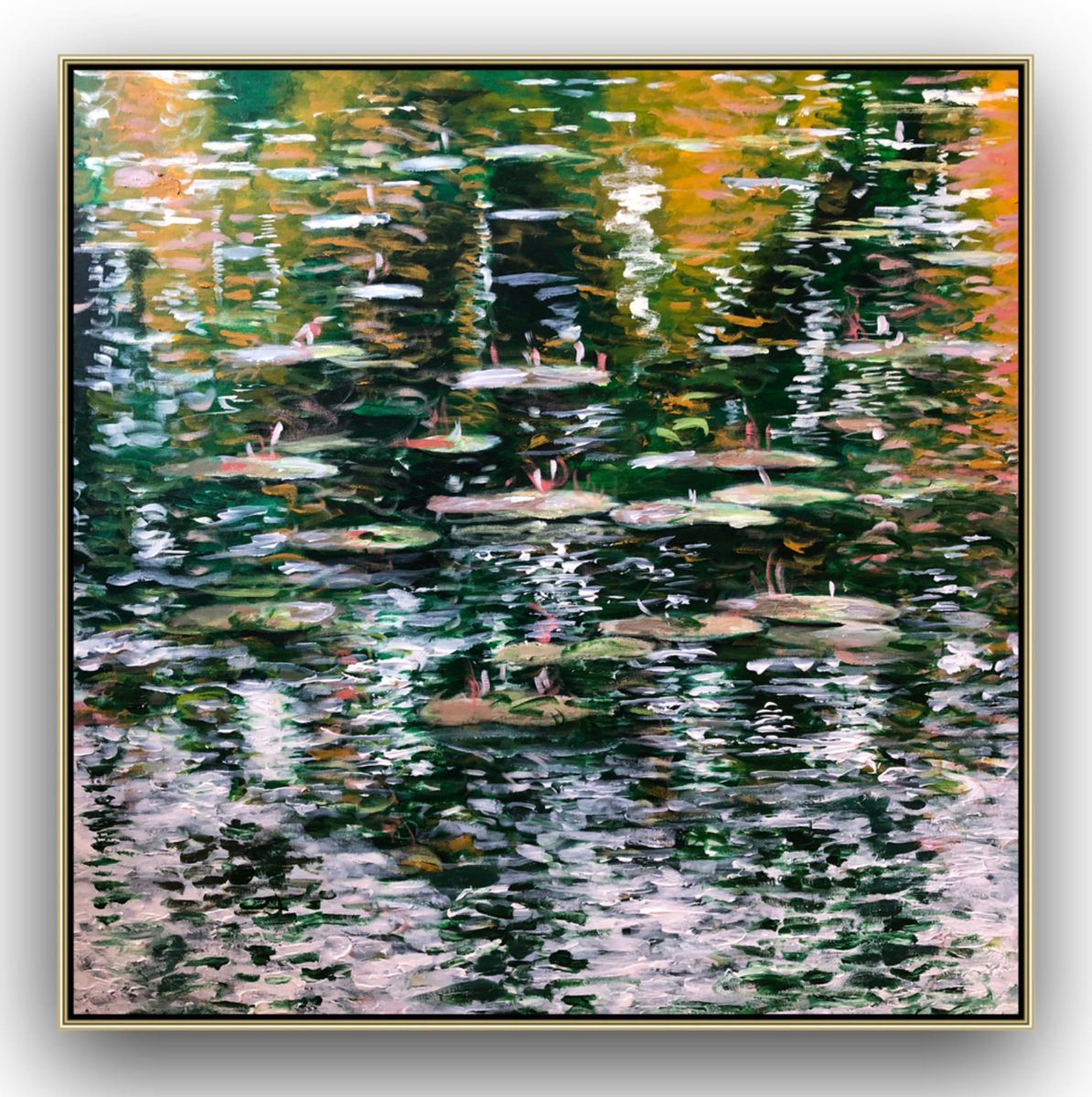  Lilies In Autumn ???? By Shabs Beigh, 30 X 30, Artwork For Sale On Artfinder