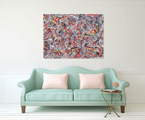 MICROORGANISM 110x150cm