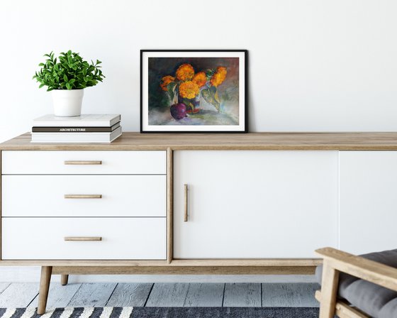 Still Life With Plums