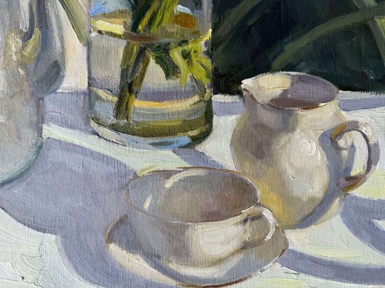 Lavender Morning Still Life