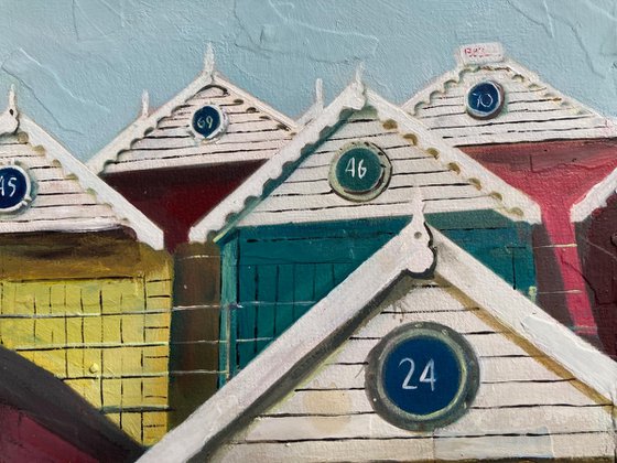 Seaside Beach Huts, Essex