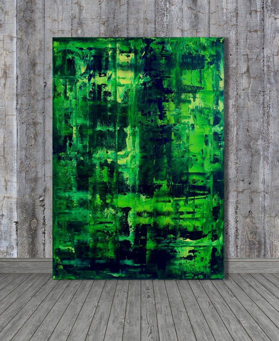 Green Mamba (50 x 70 cm) oil (20 x 28 inches)
