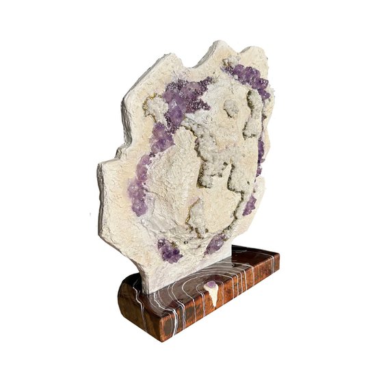 Geode Slice Amethyst luck.