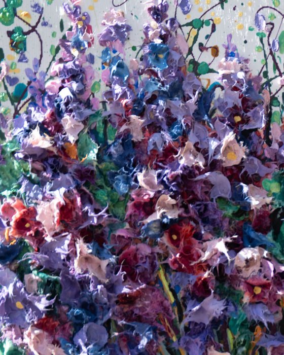 Plum Blossom Mixed Media