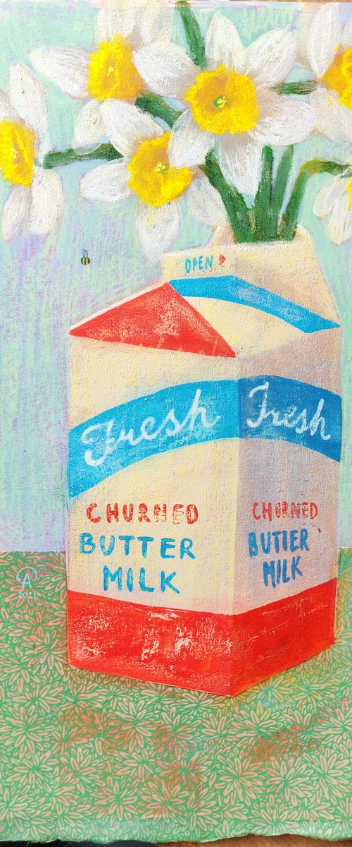 Churned Butter Milk by Ayna Paisley