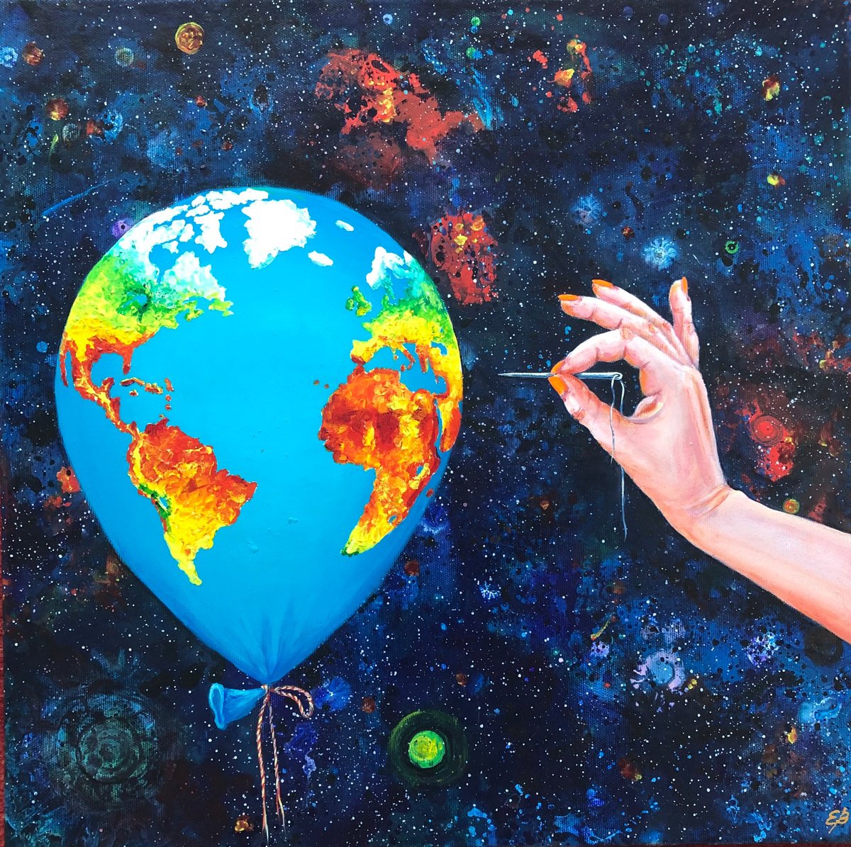 My planet - Balloon #4 by Lena Smirnova