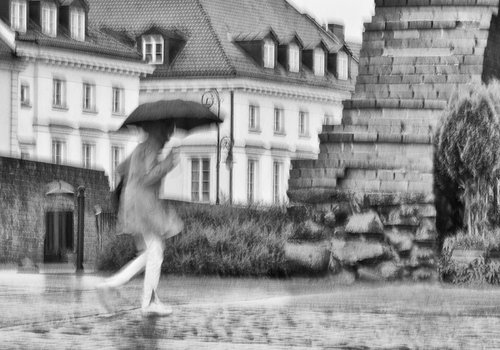 " Rain in Warsaw " Limited Edition 1 / 50 by Dmitry Savchenko