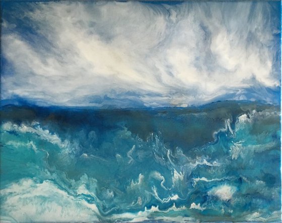 Seascape, rough with the smooth