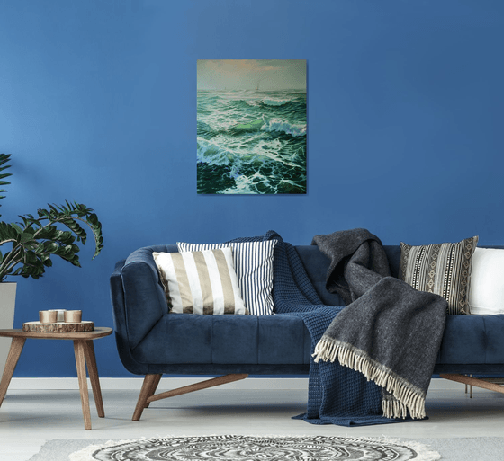 A seascape with waves III