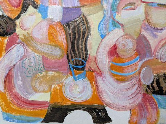 The Waiting Room (two paintings)