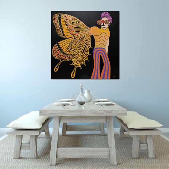 The monarch wing