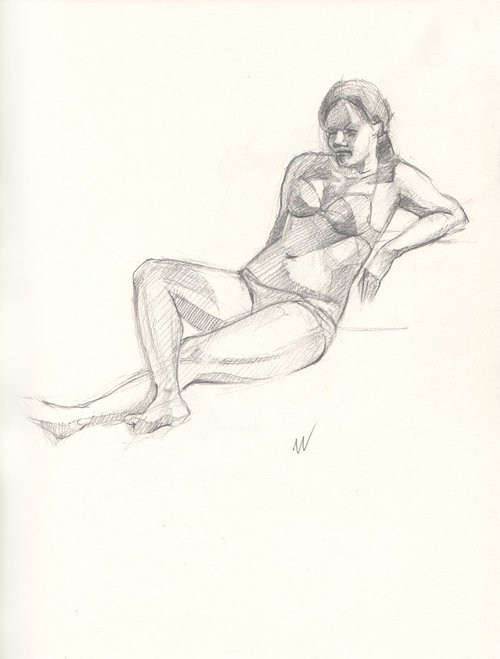 Sketch of Human body. Woman.82 by Mag Verkhovets