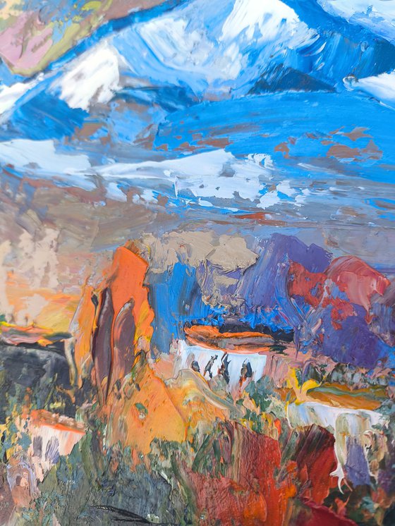 Colors of the Mountain Village