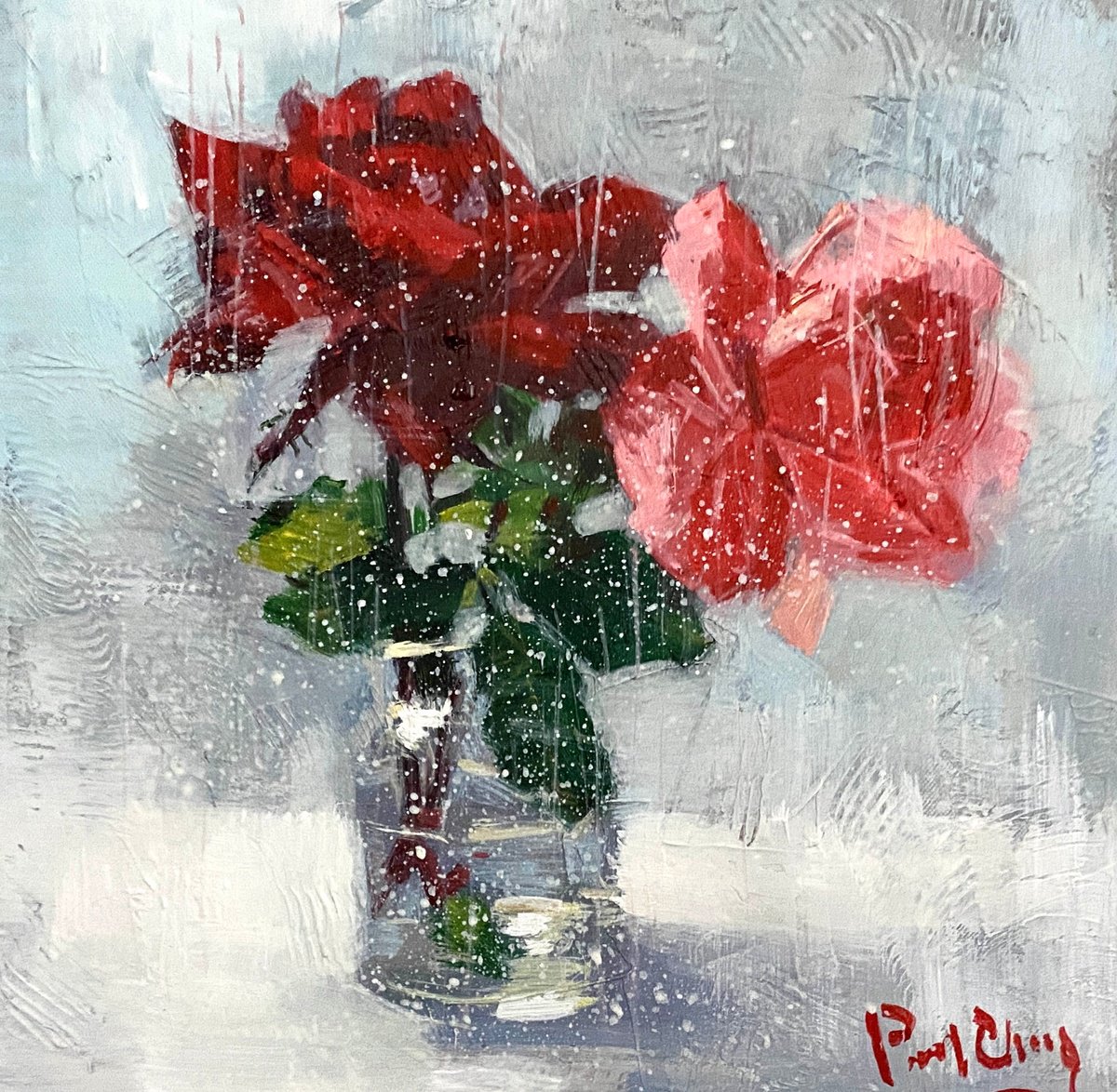  Vase Of Color By Paul Cheng, 12 X 12, Artwork For Sale On Artfinder