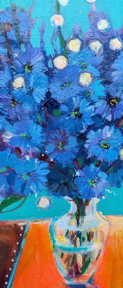 Chicory and Lily of the Valley by Kerri McCabe