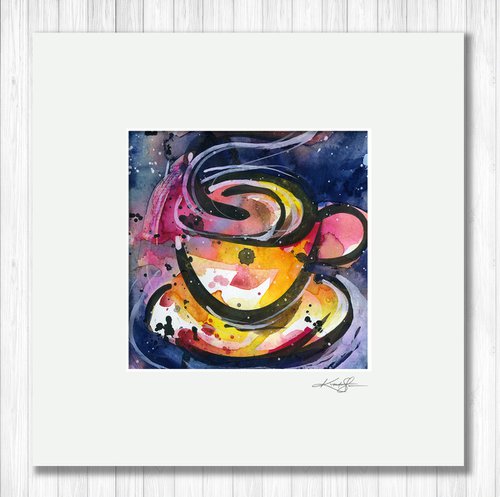 Coffee Dreams 4 - Painting by Kathy Morton Stanion by Kathy Morton Stanion