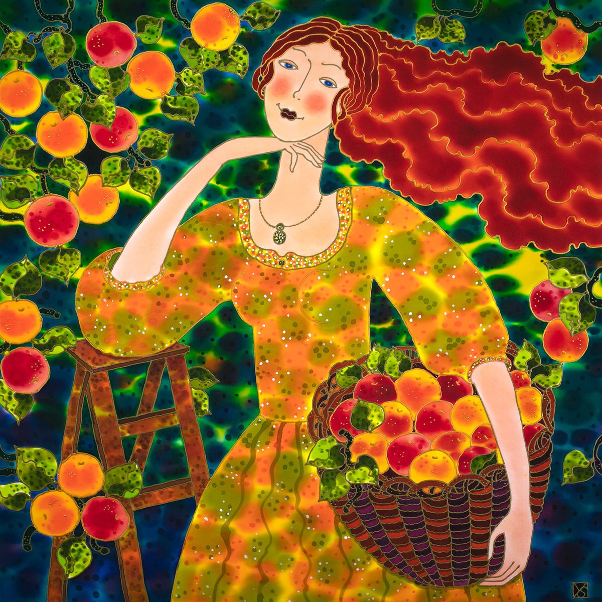 Apple Harvest Time by Yelena Sidorova