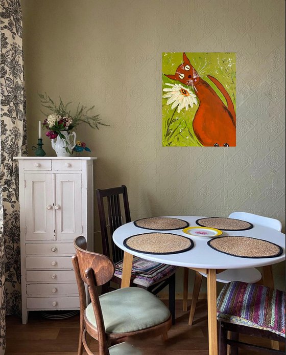 Cat Original Painting