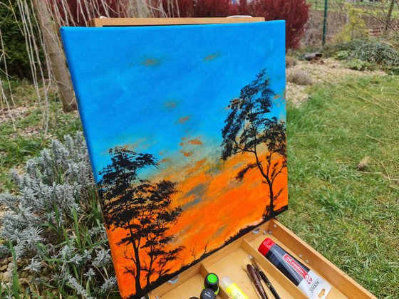 Orange sunset 2