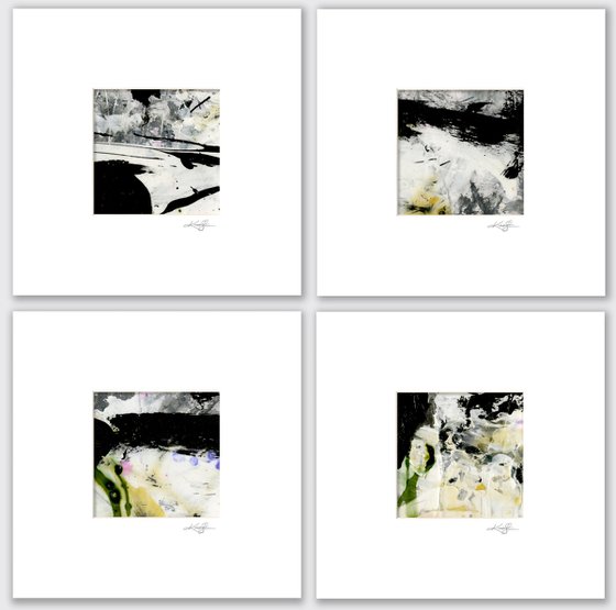 Under A Magic Spell Collection 2 - 4 Abstract Paintings