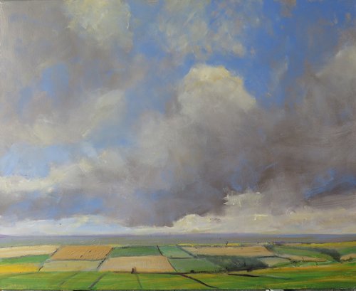 Yorkshire Wolds,  July 26 by Malcolm Ludvigsen